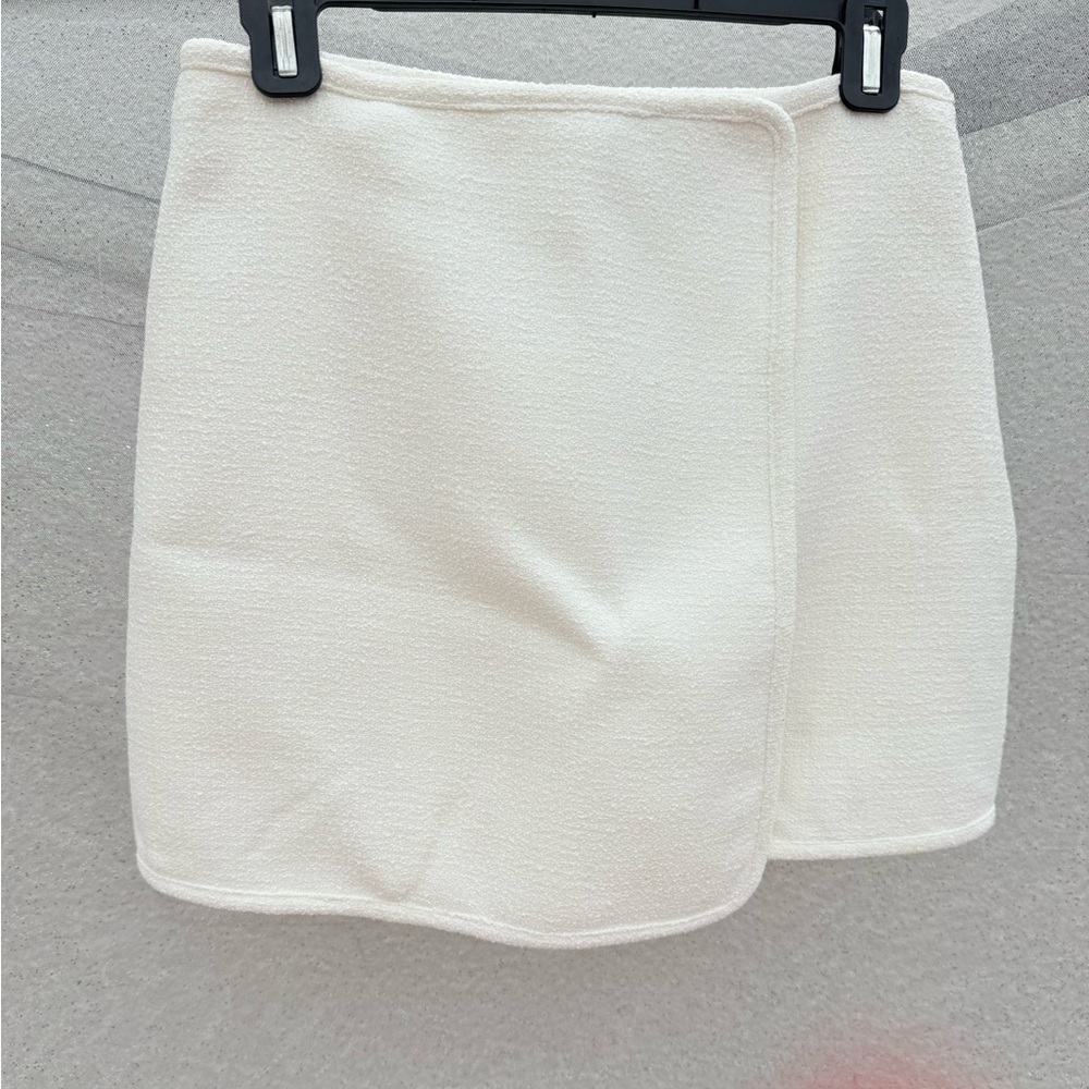 Reveriee Elegant Wrap Mini Skirt